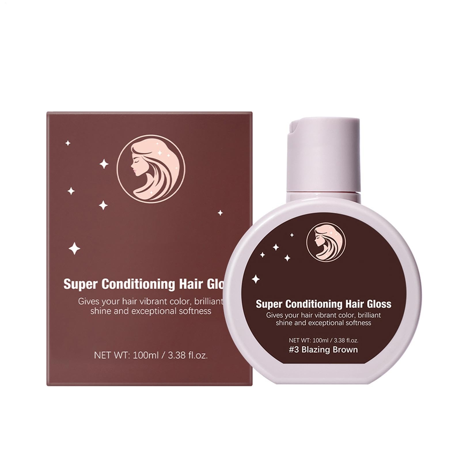 Super Gloss Color Conditioning Gloss – Rinse Out Semi-Permanent Hair Gloss That Enhances Color And Boosts Shine & Hydration - 100ml Hair Color Depositing Shine Gloss