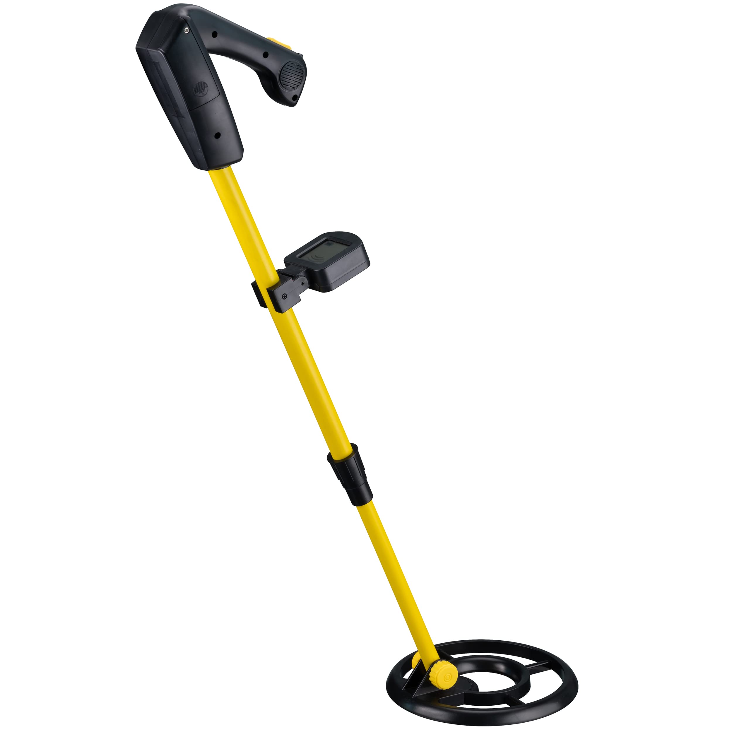 National Geographic Metalldetektor für Kinder mit 12 cm Suchtiefe, bis zu 15 cm wasserdichter Suchspule und LCD-Display, höhenverstellbar von 76 bis 88 cm, hochpräzises Metallsuchgerät für Anfänger