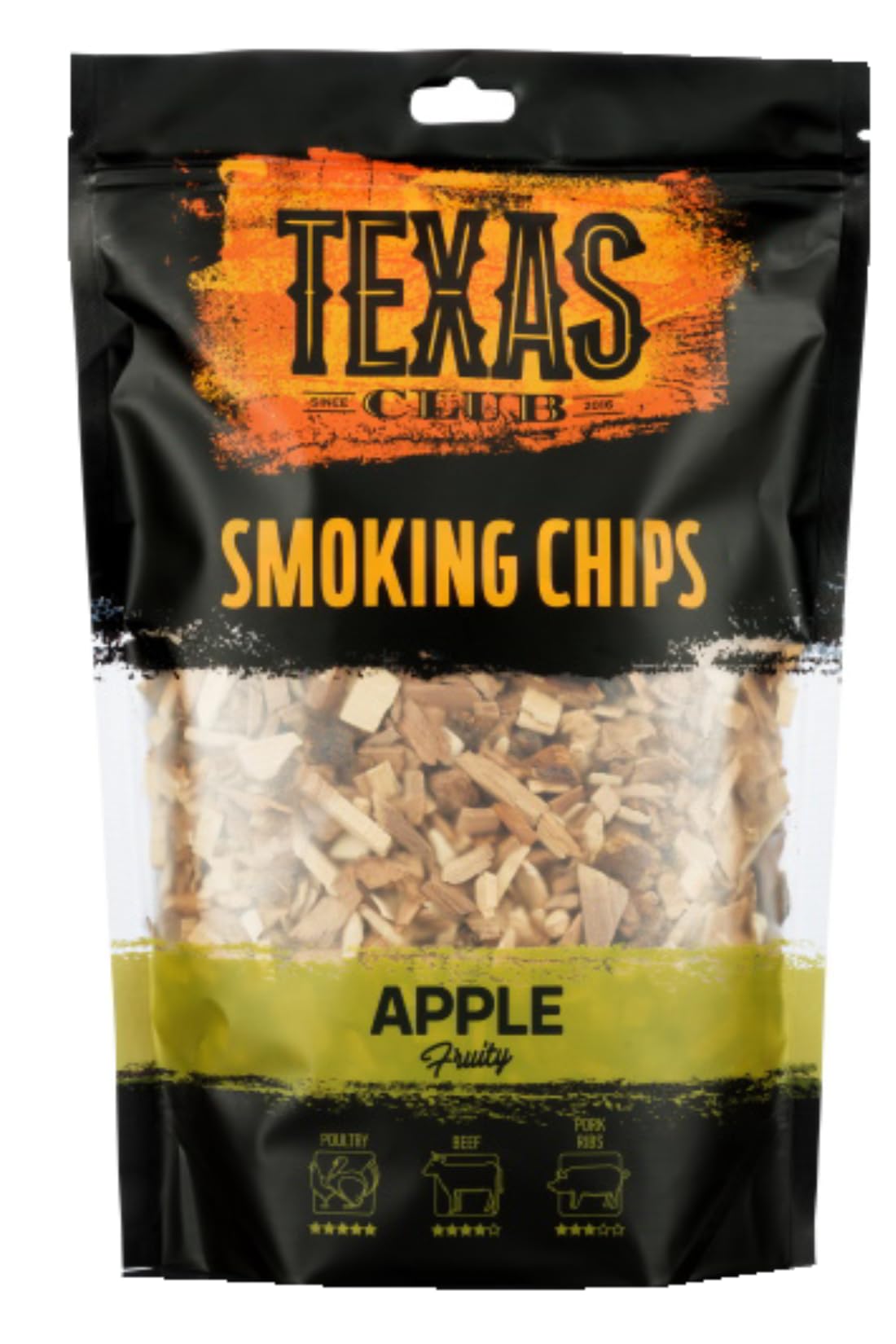 TEXAS CLUB Smoking Wood Chunks Perfect BBQ Grill and Outdoor Picnic (Apple)