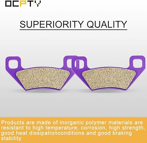 Miniatura 4 de OCPTY Pastillas de freno de fibra de carbono aptas para 2013-2014 para Arctic Wildcat X 1000, 2011-2013 para Arctic XC450, 2012 para KYMCO Maxxer