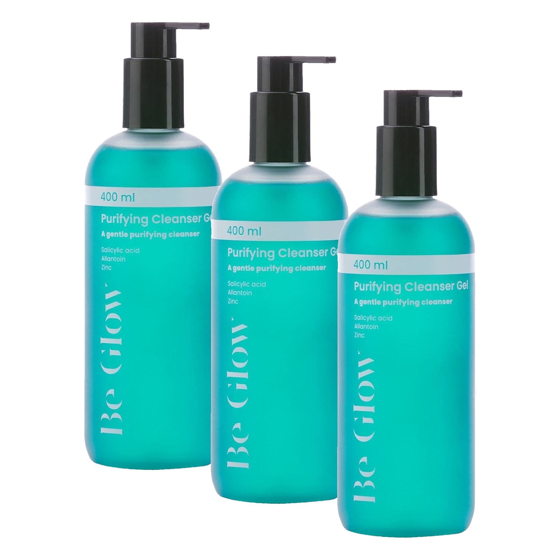 Be Glow Purifying Cleanser Gel Yüz Temizleme Jeli 400 Ml (3 paketi)