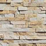 HotDecor 17.7” x 197” Faux Brick Wallpaper Peel and Stick Self Adhesive Stone Wallpaper 3D Textured Vintage Brick Contact Paper for Fireplace Backsplash Bedroom Bathroom Renter Friendly Sticky Vinyl
