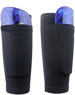 Soccer Shin Guard Sock, Leg Performance Support Football Compression Calf Sleeves with Pocket Can Holding Shin Pads, Comfort Breathable Youth Soccer Shin Guard Holders for Beginner or Elite Athlete