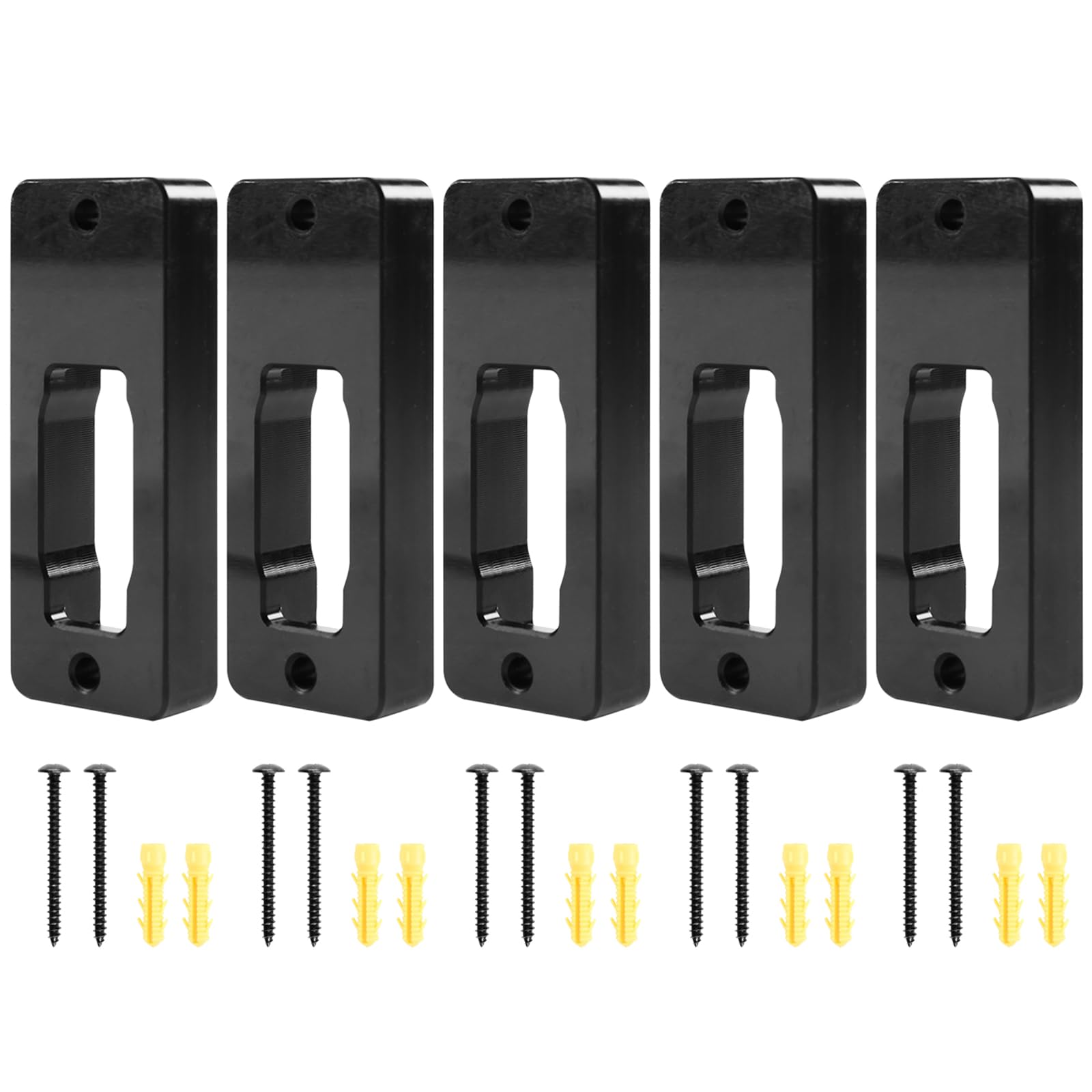 Display Stand Fishing Reel Display Fishing Reel Holder Reel Storage Holder Fishing Reel Wall Mount Rack (1, 5pcs Black)