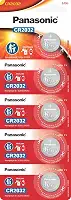 Tira de Bateria de Lithium Botão, Panasonic, CR2032-1BT