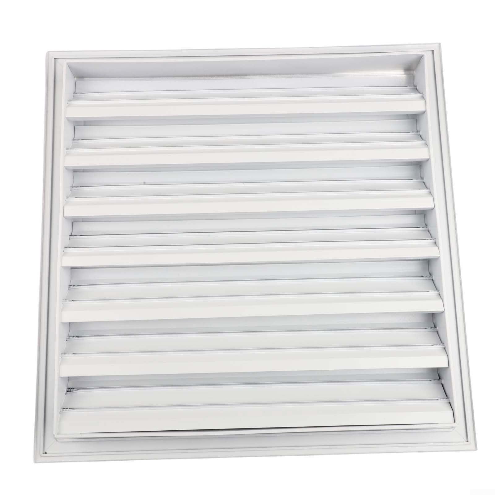 FABULETTA Cubierta de ventilación de aire con aleación de aluminio y metal galvanizado 40 x 40 cm para calidad del aire interior y exterior en hoteles restaurantes (400 x 400 mm)