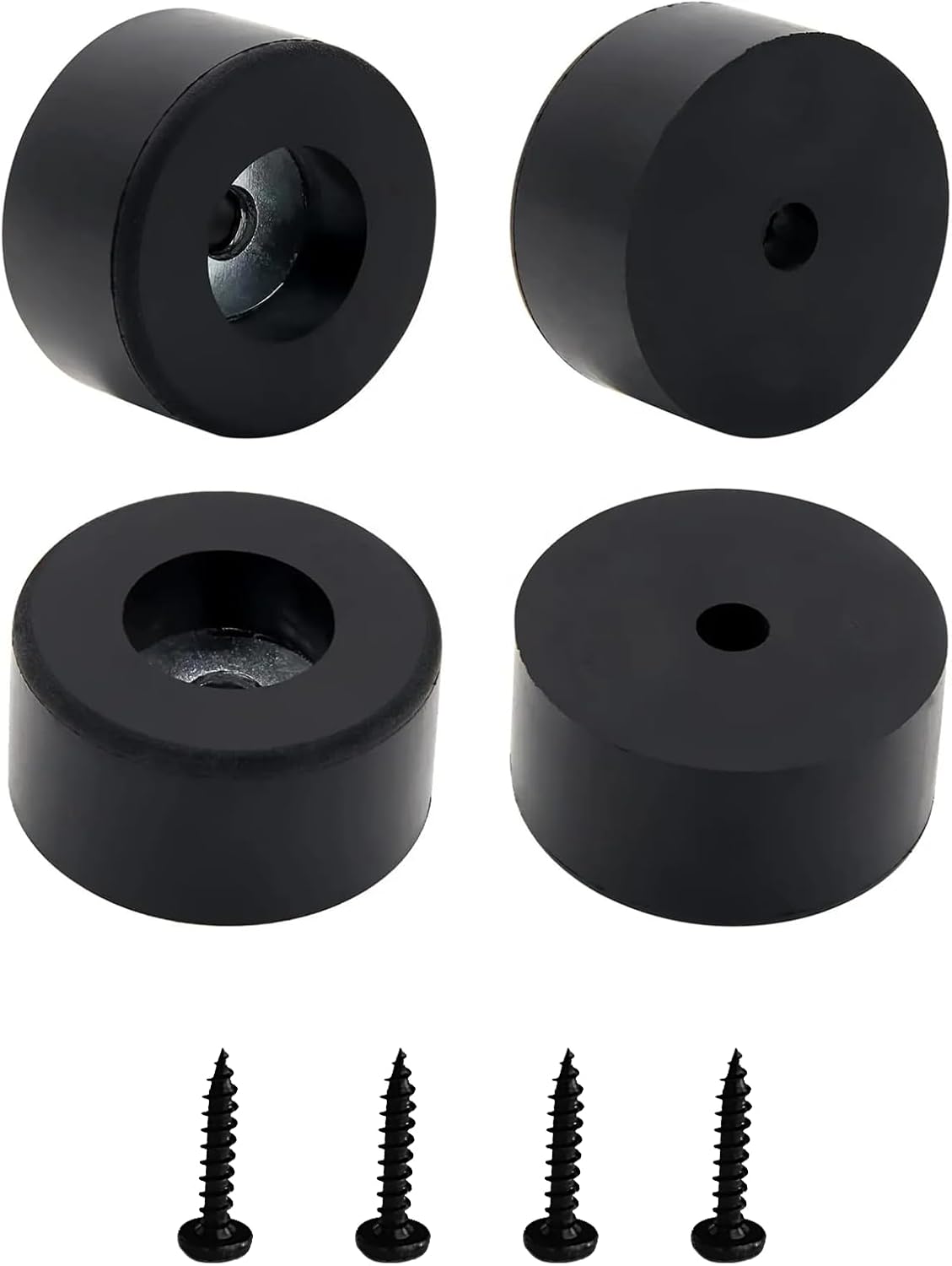 LESHOW 4-Piece Set 192310GS Anti Vibration Rubber Feet & Isolation Pads for Air Compressors, Generators & Pressure Washers, Compatible with Coleman Powermate 094-0026, Sanborn E106661, D091007
