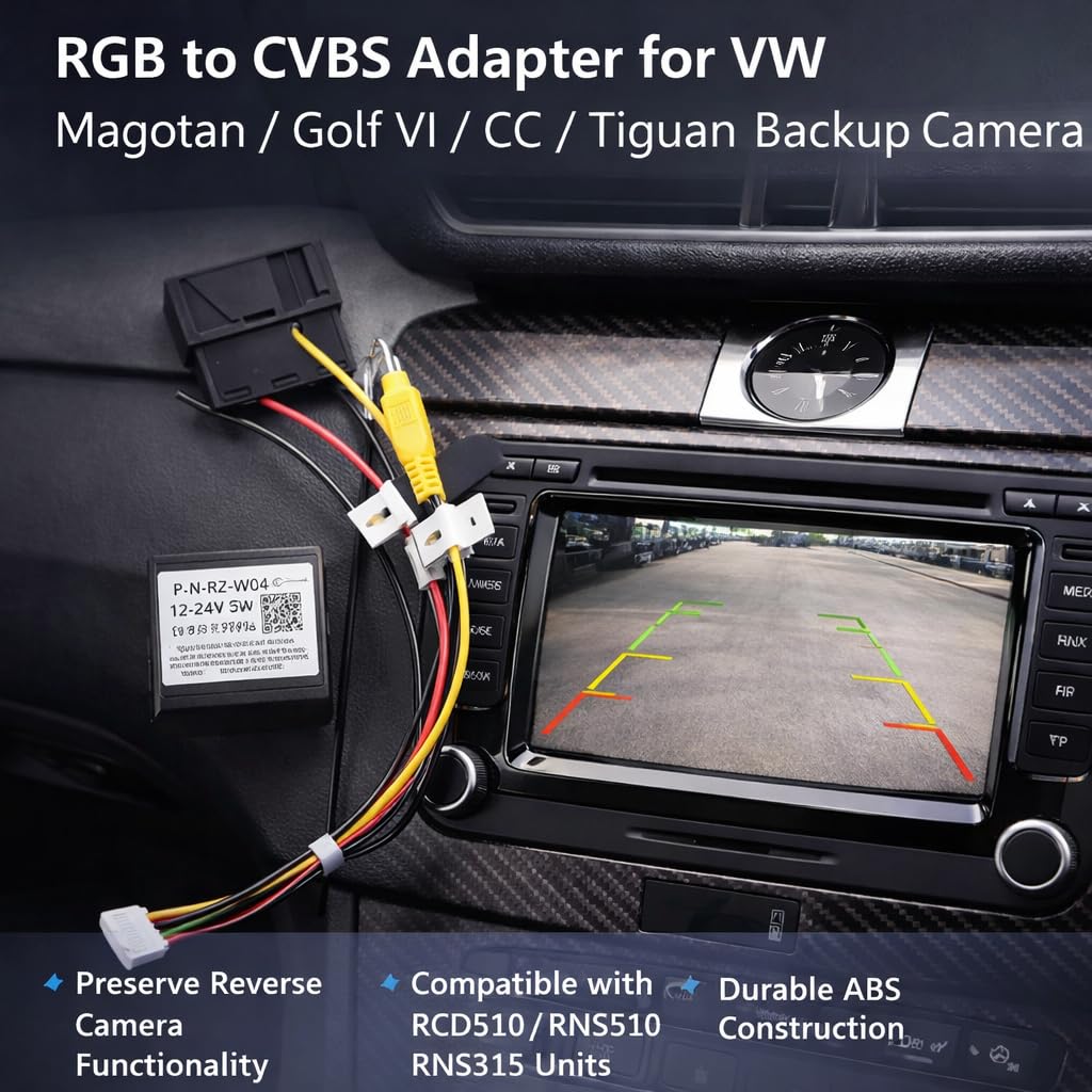 Convertidor de cámara VW original RGB a CVBS (AV)/RGB-AV
