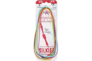 Pepperell Stretch Magic Silkies Necklaces 2mm 6/Pkg