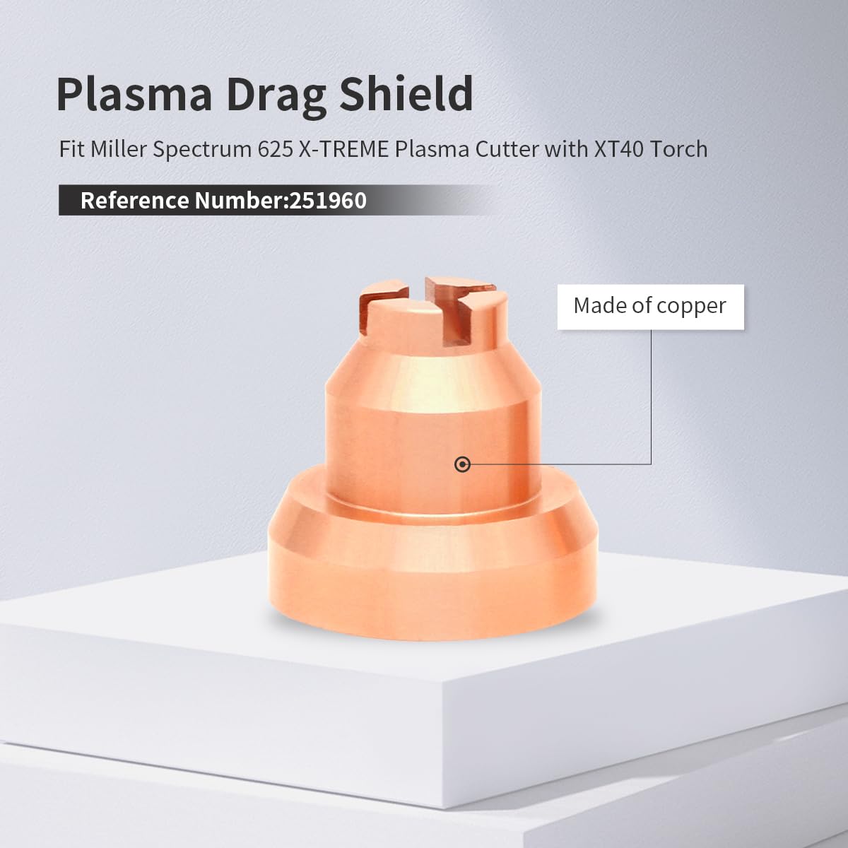 Plasma 40A Drag Shield 770798 251960 Fit Miller Spectrum 625