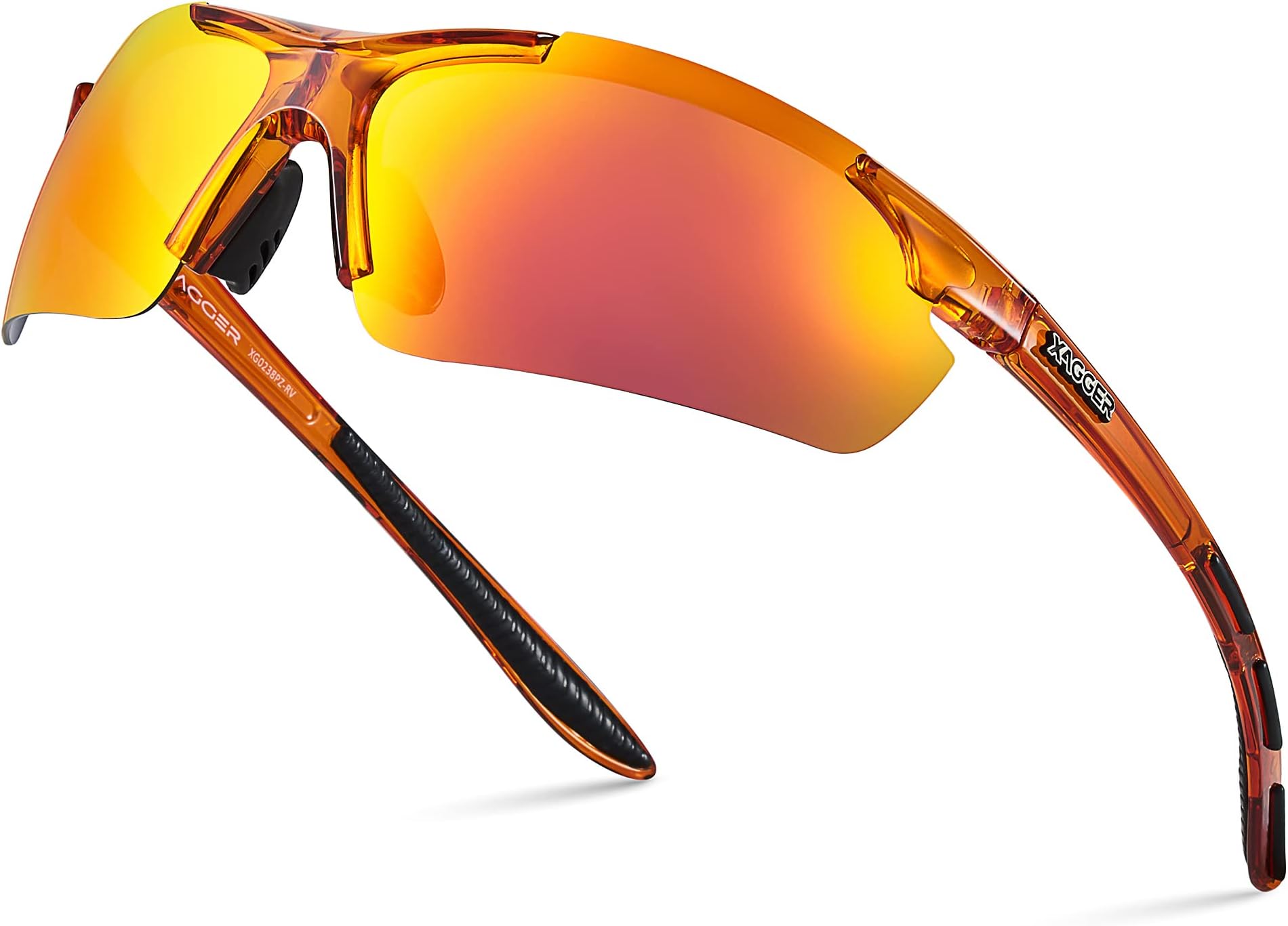 Polarized Sports Sunglasses for Men Women Wrap Around UV400 Running Baseball Softball Cycling Driving Glasses