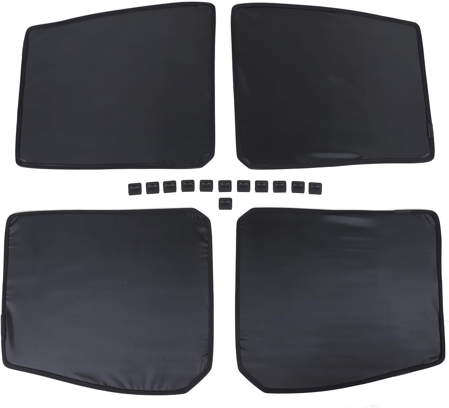 Sunroof Sunshade for Hummer EV 2024-2026 Accessories Upgraded Car Roof Cover Foldable Roof Sun Shade UV Reflector Glare HeatShield Sun Visor Blocker Moonroof Shield Cover Privacy Protector (Black1)