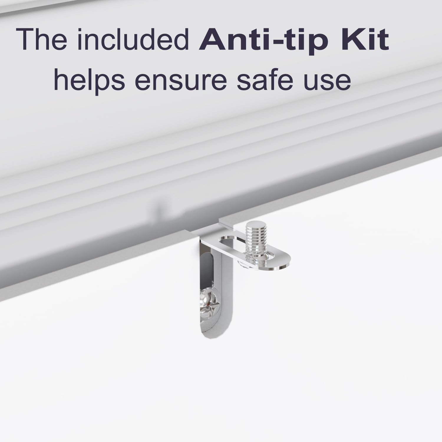 63 in Farmhouse TV Stand for TVs up to 70 Inch, Modern Entertainment Center with Storage Drawer and Open Shelves, Shaker Door TV Console Media Cabinet for Living Room, Bedroom, White - Image 7