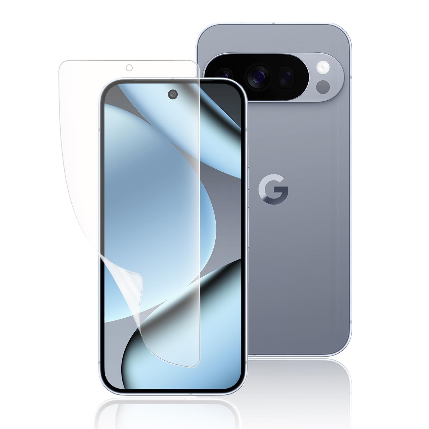 対応 Google Pixel 10/10 Pro フィルム 3D全面保護フィルム 柔らかいTPU素材 グーグルピクセル10/10 Pro 専用 アンチグレア フィルム 傷自動修復 低反射 目に優しい スクラッチ防止【指紋認証対応】サラサラ タッチ感 全面保護 TPUフ ィルム