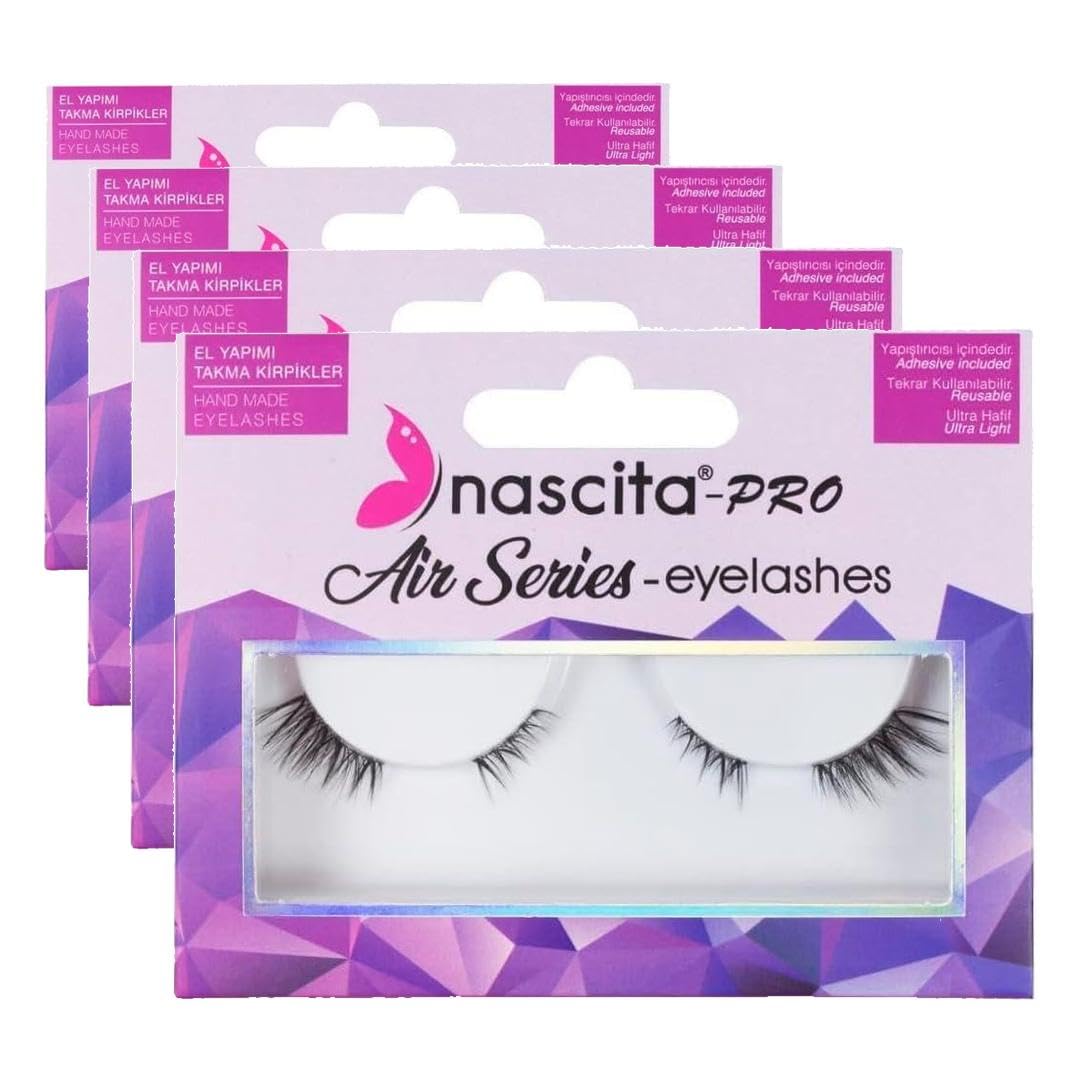 Nascita Takma Kirpik Air Series - 124 (4 paketi)