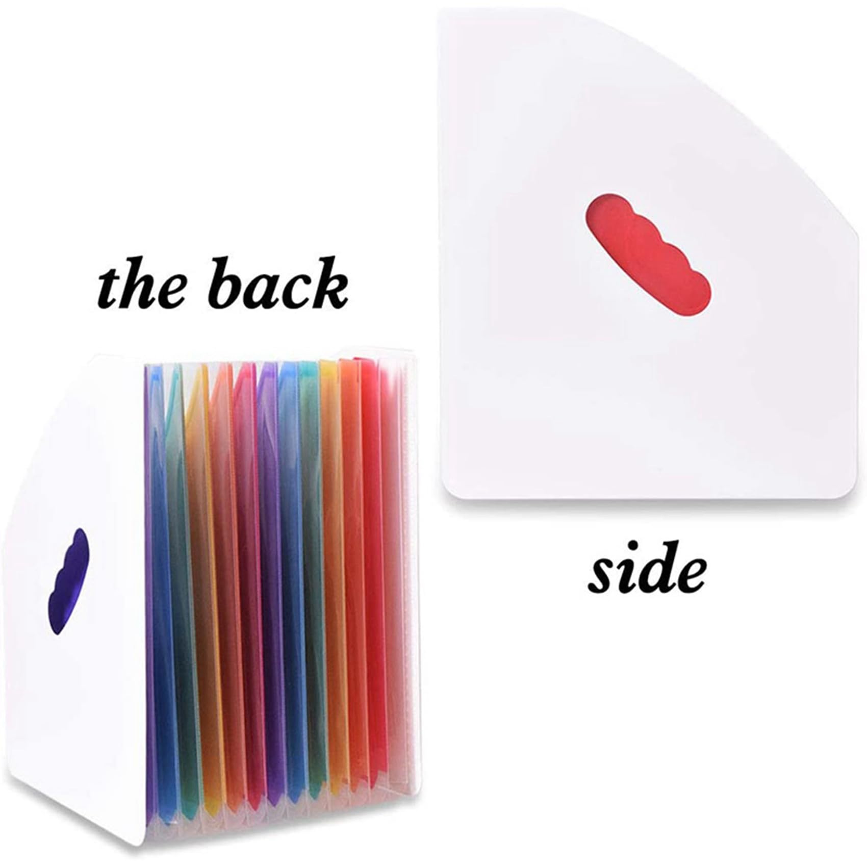 10X Carpeta de Archivos Expandible Carpeta de Pie A4 Organizador Vertical de Archivos Revista Cesta Escritorio 13 Bolsillos Soporte de Archivos