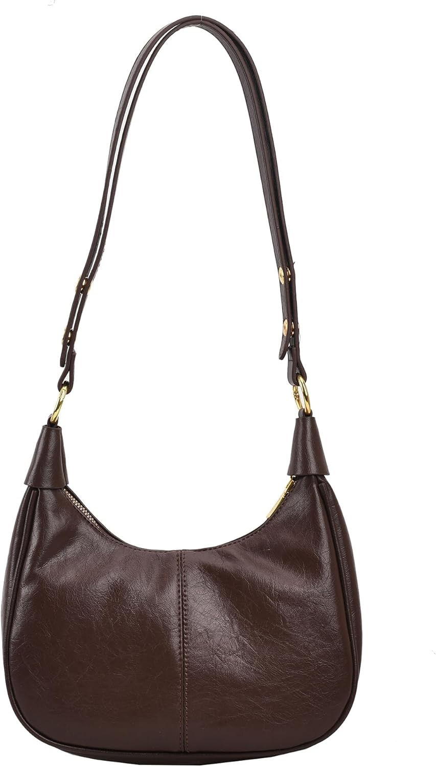 Small Hobo Bags for Women Retro Crescent Shoulder Purse Fall Soft Crossbody Handbag Small Hobo Bags for Women Retro Crescent Shoulder Purse Fall Soft Crossbody Handbag