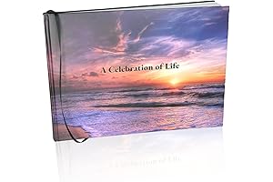LIFETOO Ocean Funeral Registry Guest Book: A Timeless Keepsake for Cherished Memories
