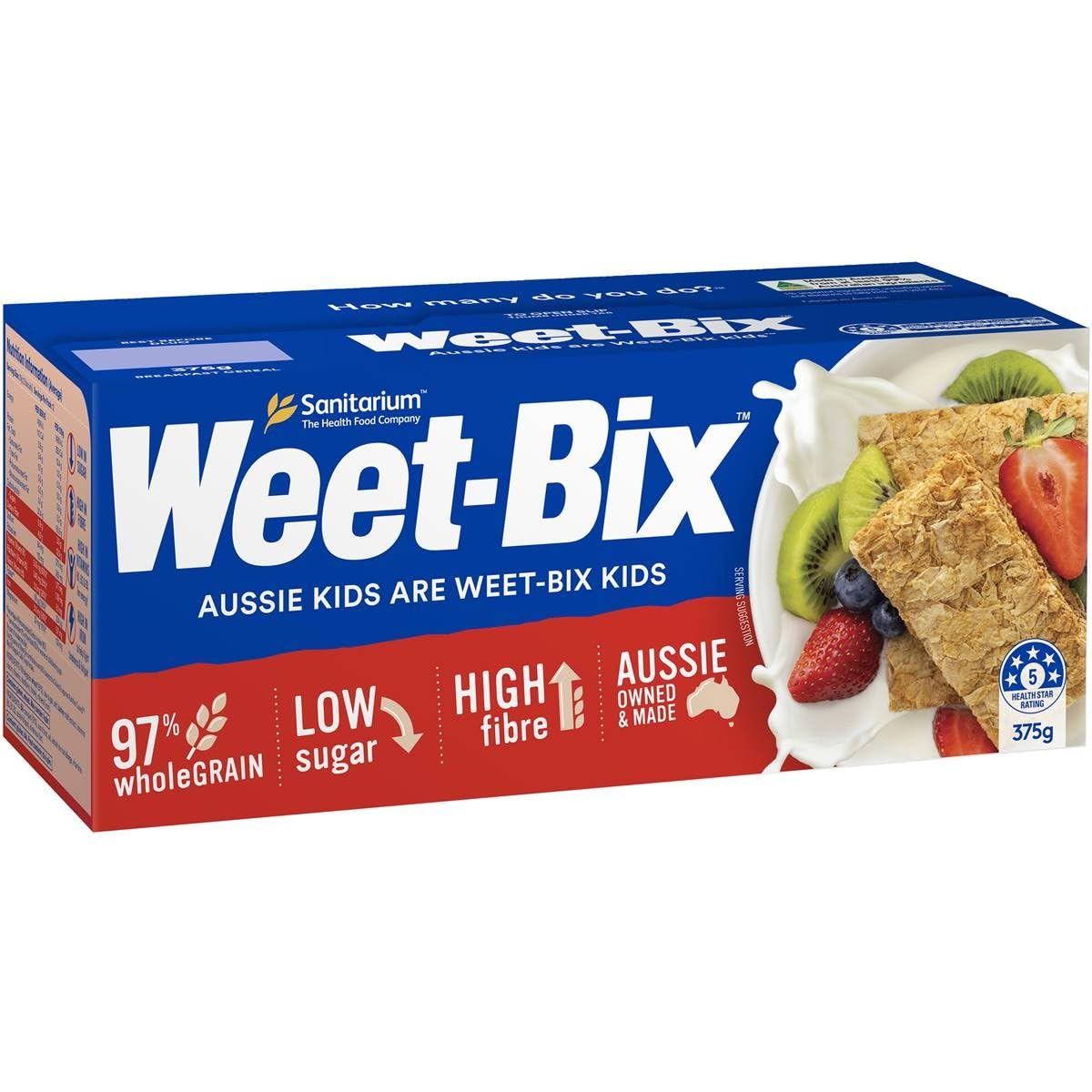 Sanitarium Weetbix Cereal, 375 grams