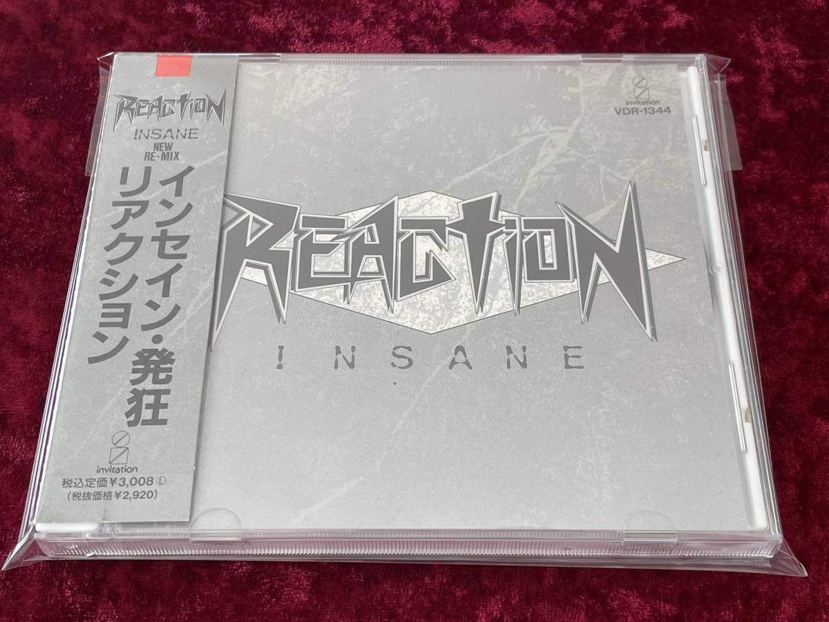 希少初回盤帯付き→REACTION 「INSANE」 VDR-1344 Amazon.co.jp: リアクションインセイン発狂帯付CDREACTIONINSANEGRAND