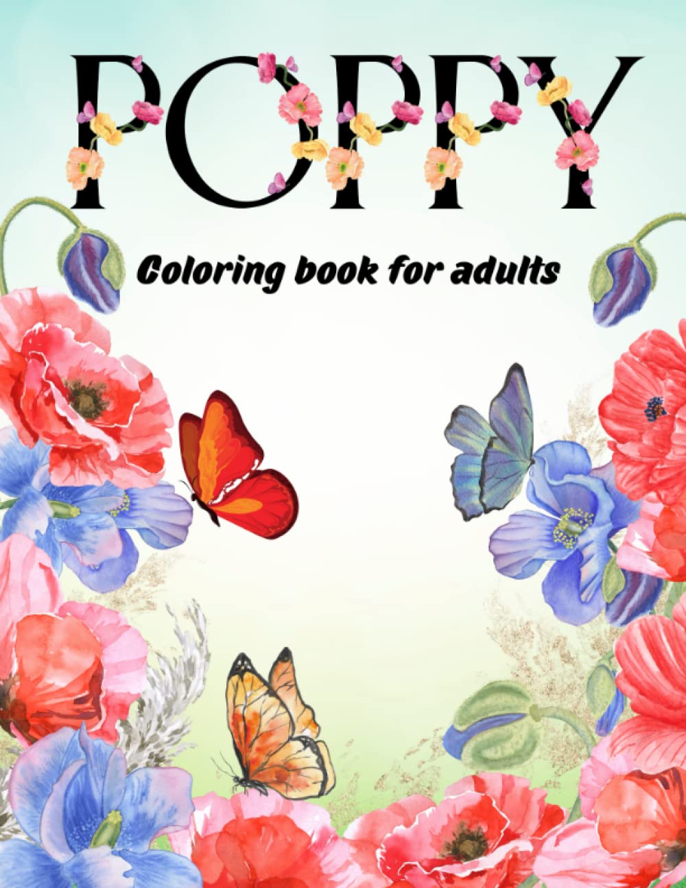 Poppy: Coloring book for adults