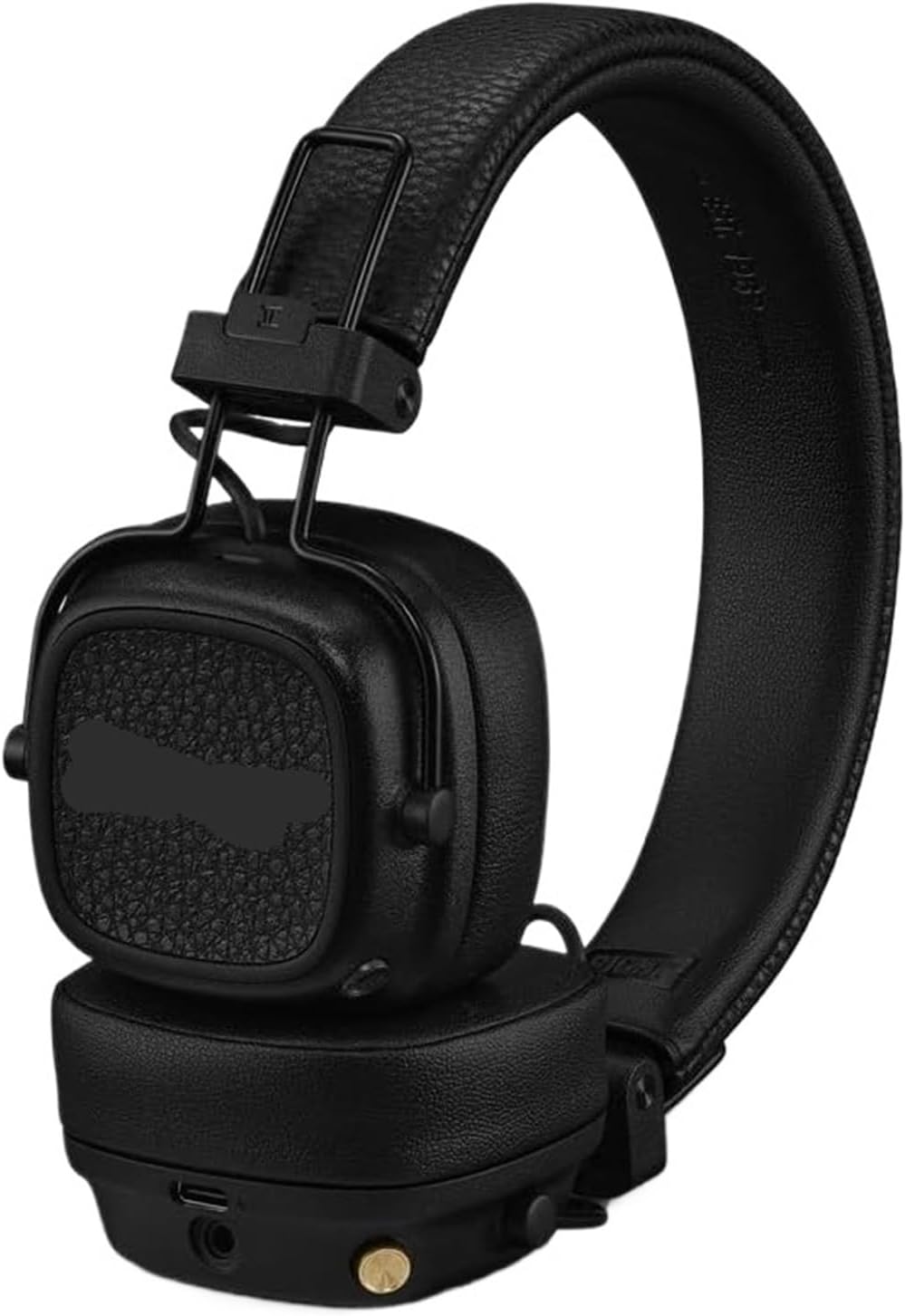 Compatible For Marshall Major V 5 Wireless Headphone With Mic Foldable Pop Rock Retro Headset Support(V-black)