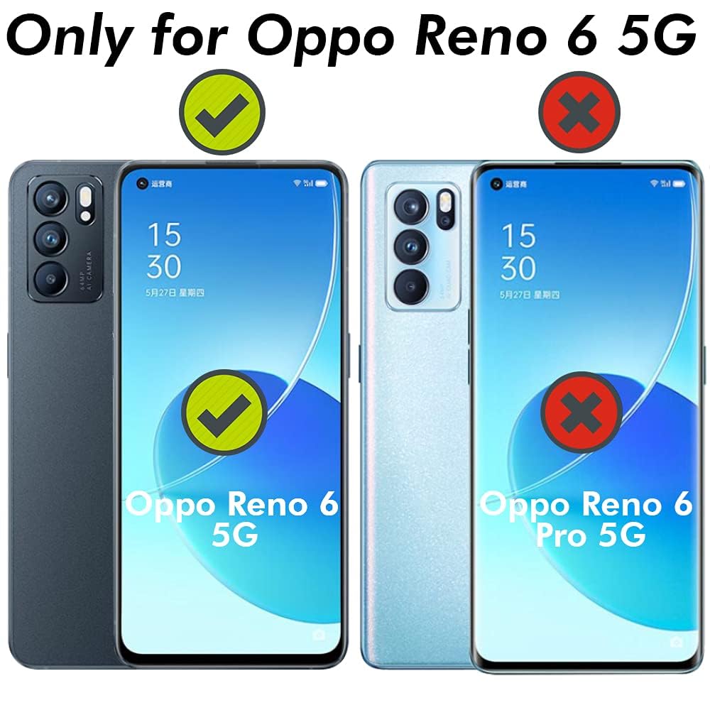Oppo Reno6 5G Flip Cover - Premium Leather -2