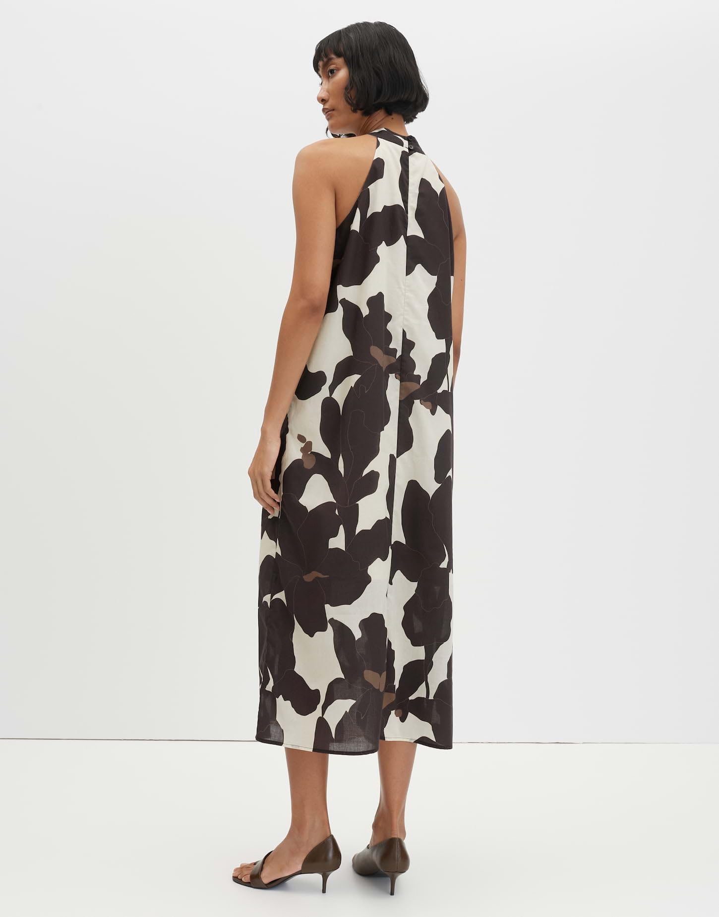 someday Damen Midikleid | Neckholderkleid mit floralem Blütenprint