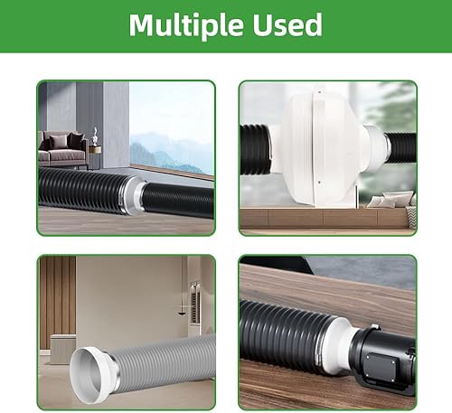 Miniatura 7 de Midcvfrun Conector reductor de conductos de 8 a 6 pulgadas, adaptador de conductos HVAC, conector de tubería de PVC de 8 a 6 pulgadas para tienda de