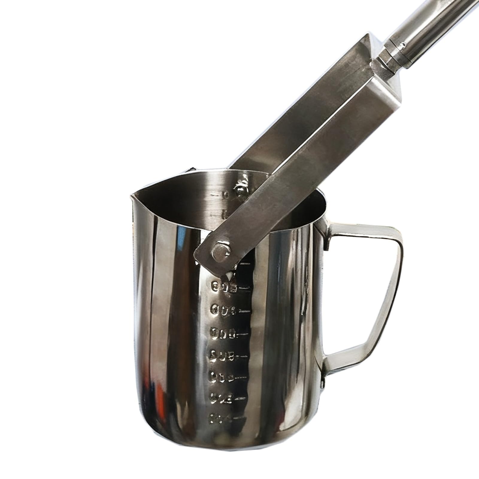 Échantillonneur d'eau Échantillonneur d'eau à tige télescopique, échantillonneur ultra-léger à bécher en acier inoxydable, louche de prélèvement d'eau de rivière et de lac(1000ml,1.11-3m/3.6-9.8 ft)
