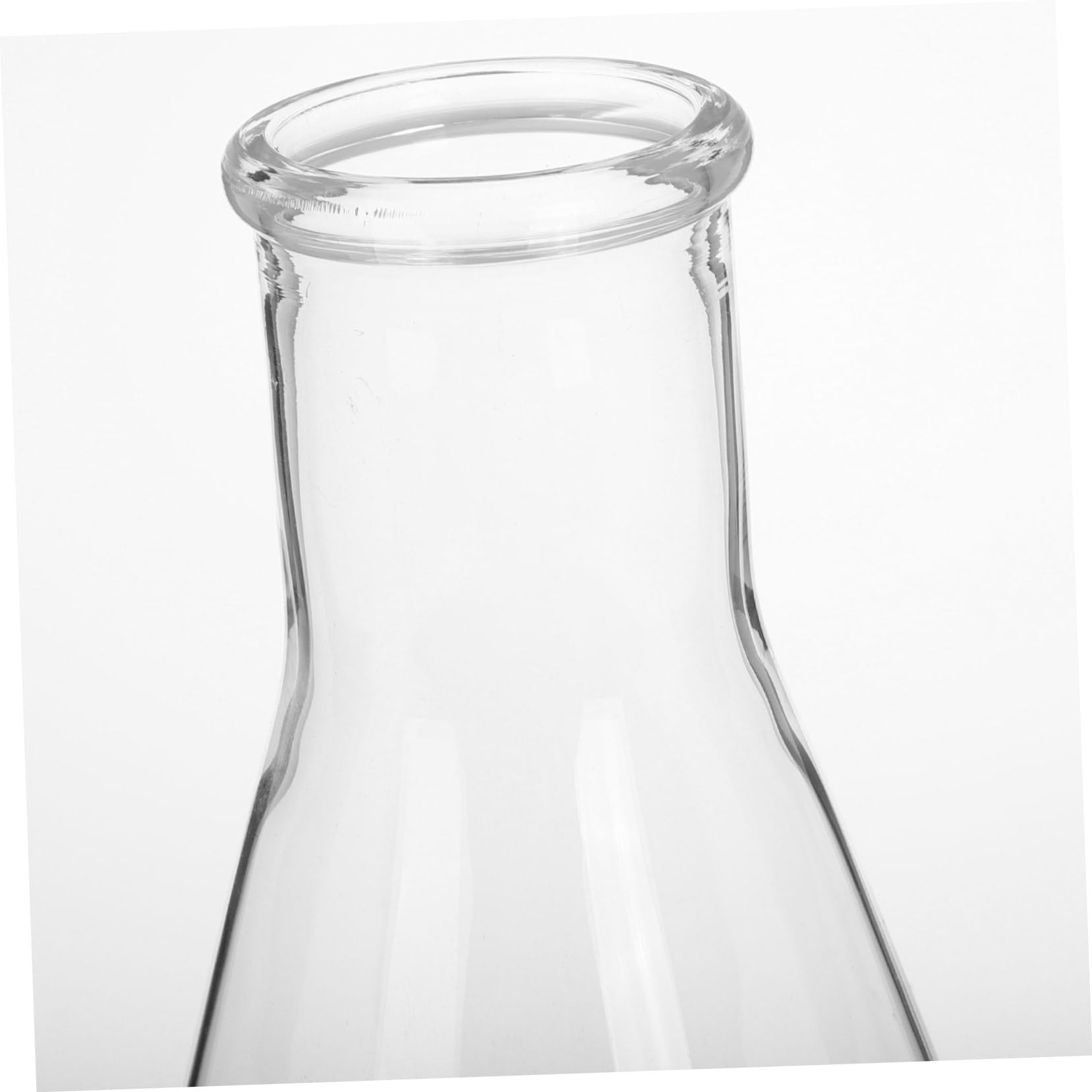 ULTECHNOVO Erlenmeyer Capacidad de 50ml a 1l Juego de 5 Matraces de Vidrio de Borosilicato Diseño Cónico y Base Triangular para Laboratorio Científico