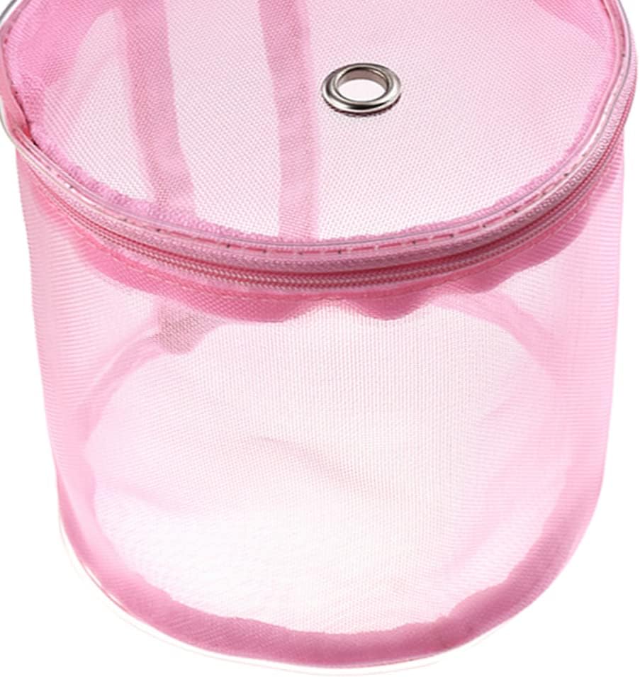 Zerodeko Crochet Storage Bag 2pcs Empty Mesh Yarn Bags Empty Yarn Storage Bags Knitting Yarn Balls Organizer Baskets Container Crochet Thread Storage Tote Bags Crochet Hook Holder