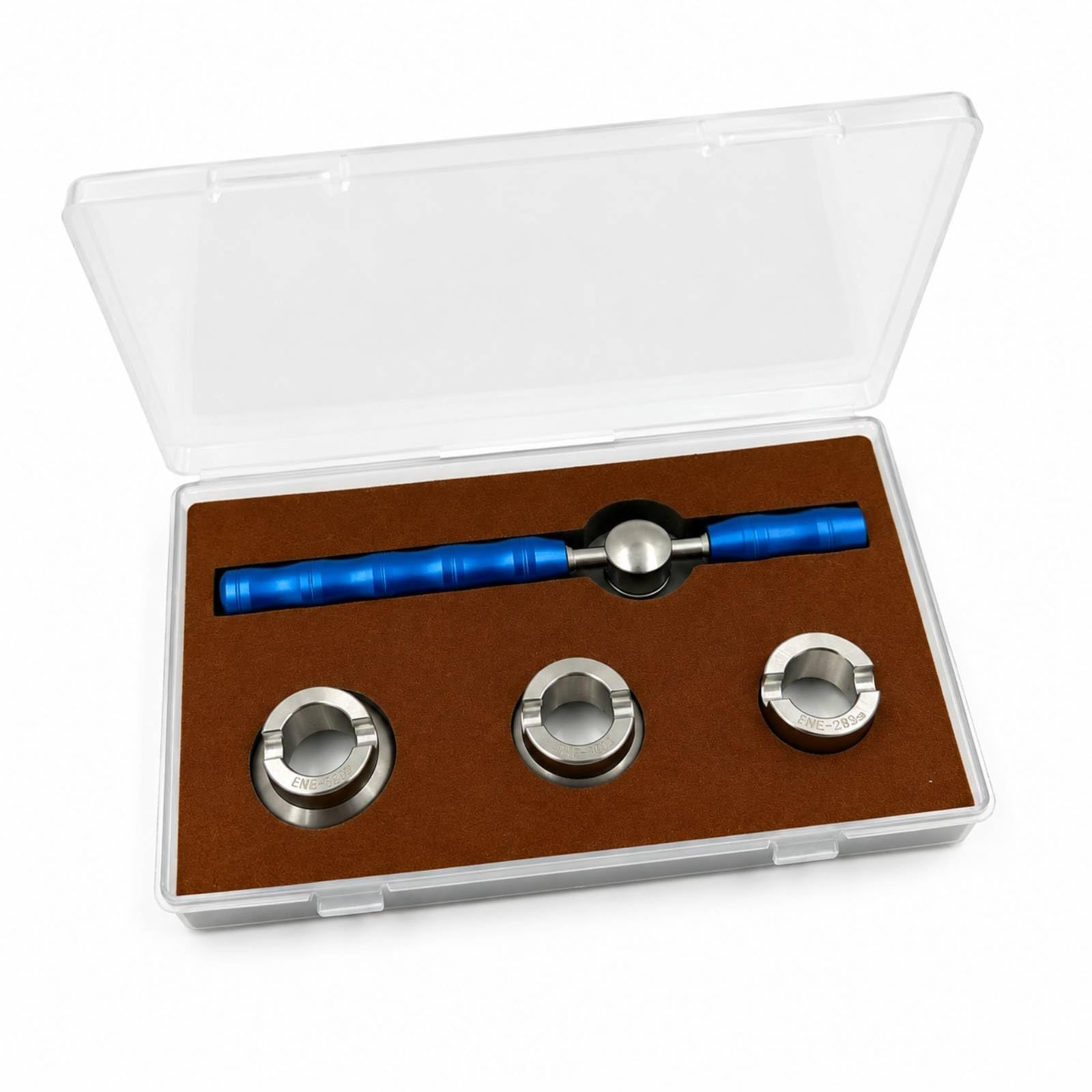 Harilla Abridor de Tapas de Reloj Herramienta Ajustable Llave de Fondo Extractor de Acero Inoxidable con Cabezales Intercambiables y Agarre Firme Adecuado