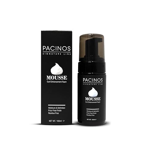 Pacinos Signature Line - Mousse para realzar los rizos fijación ligera y media, brillo bajo, espuma hidratante y voluminizadora para todo tipo de