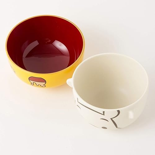 Miniatura 4 de Disney SAN2065-5 Winnie the Pooh - Juego de tazón de sopa y tazón de arroz, mini