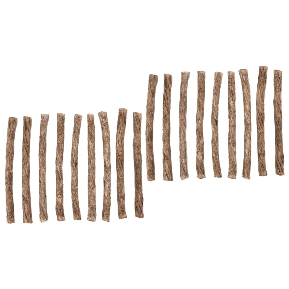 BESPORTBLE 2sets Survival Fire Starter Rope Material Wax Rope Fire Starter for Pit Barbecue Picnic 20pcs*2