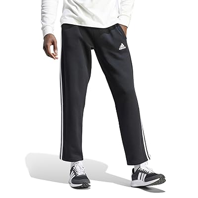 adidas Essentials Fleece Open Hem 3 Stripes Pants Men