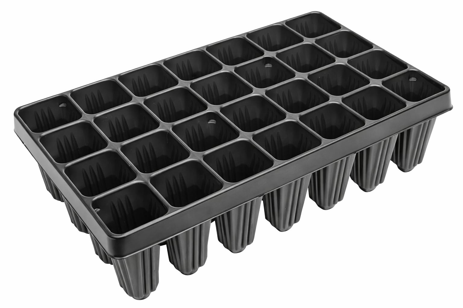 Muddy Hands Large Deep Root Trainer Tray - Seed & Seedling Cell Plug Propagation Tray for Plant Cultivation (5, 28 Cell)