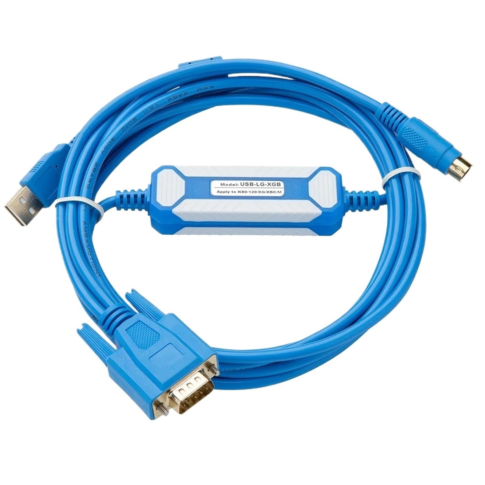 1 cavo USB-LG-XGB adatto per K120S K80S/K200S/K7M serie di programmazione dati (tipo placcato oro)
