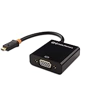 Vista 1 de Cable Matters Adaptador Micro HDMI a VGA (convertidor micro HDMI a VGA) en negro