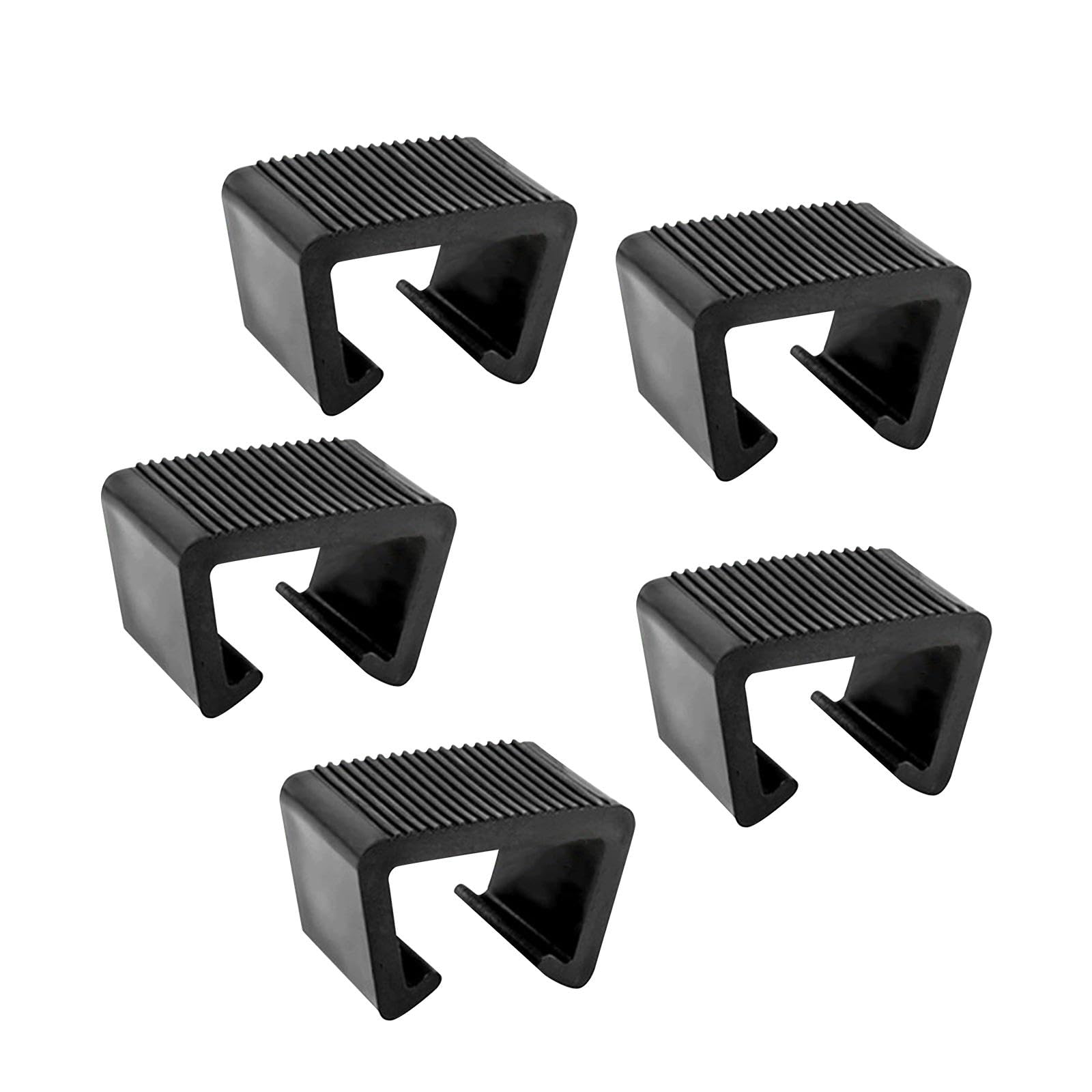 Clips para muebles de ratán y sofás de jardín | Pack de 5 pinzas de PP de 6 cm