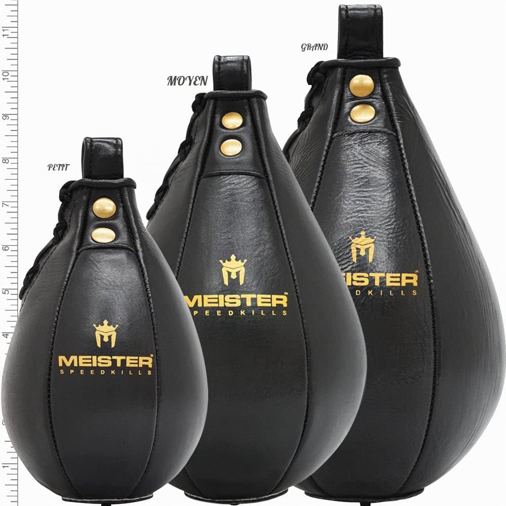Meister SpeedKills Sac de Vitesse en Cuir avec Poche légère en Latex