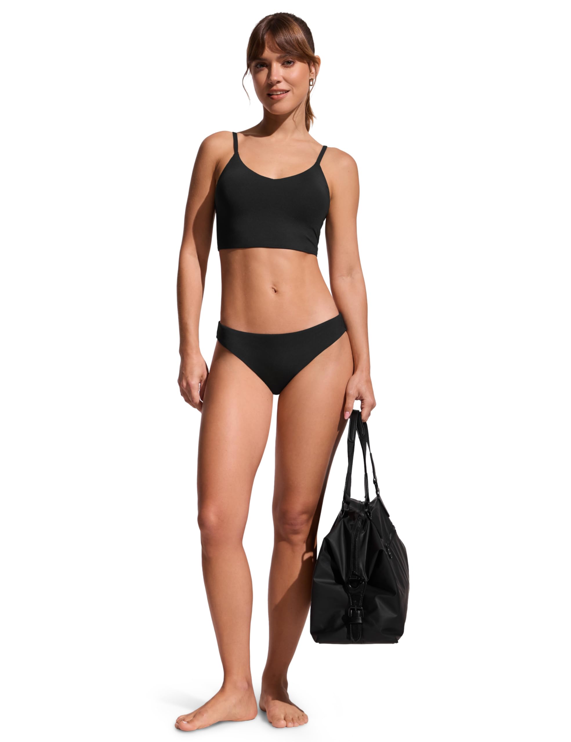CRZ YOGA Damen Bikinihose Swim Beach Sports Bikini Bottom Sexy Badehose