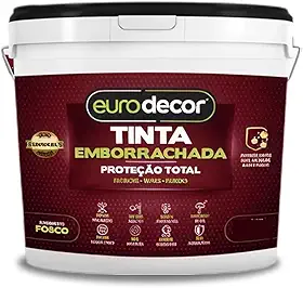 Super Tinta Emborrachada 3.6kg Contra Infiltrações Fissuras Acabamento Fosco (Areia)