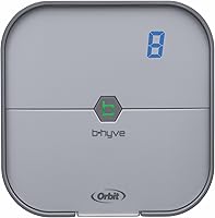 Orbit B-hyve 57925 8-Zone Smart Indoor WiFi Sprinkler Controller - WeatherSense App Control, Alexa Compatible