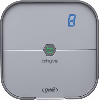 Orbit B-hyve 57925 8-Zone Smart Indoor WiFi Sprinkler Controller - WeatherSense App Control, Alexa Compatible