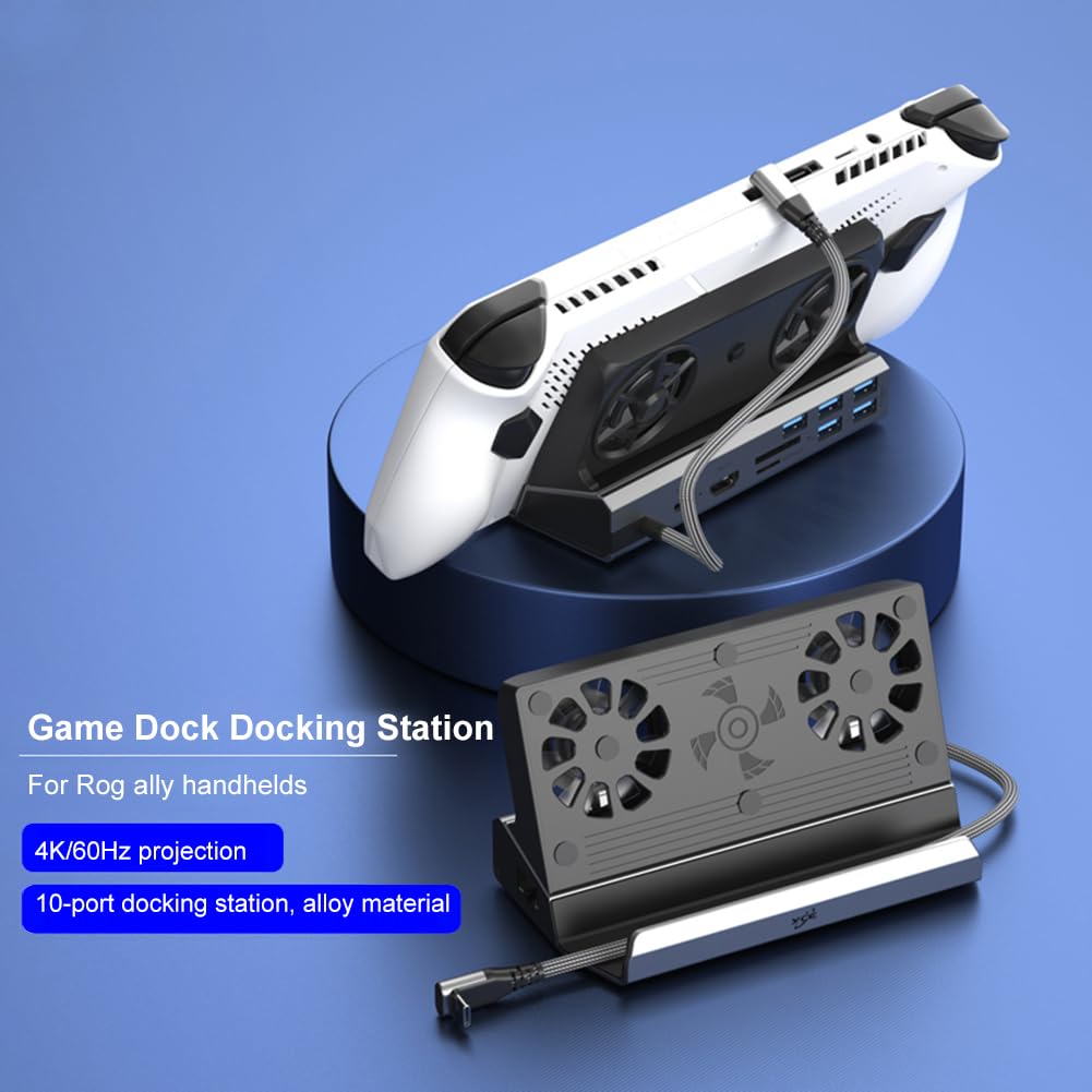 Docking station compatibile con HDMI Hub console 4K 60Hz USB C Docking Station Gigabit Ethernet 1000Mbps Tipo C USB 3.0 2.0 PD 100W RJ45 per Steam Deck