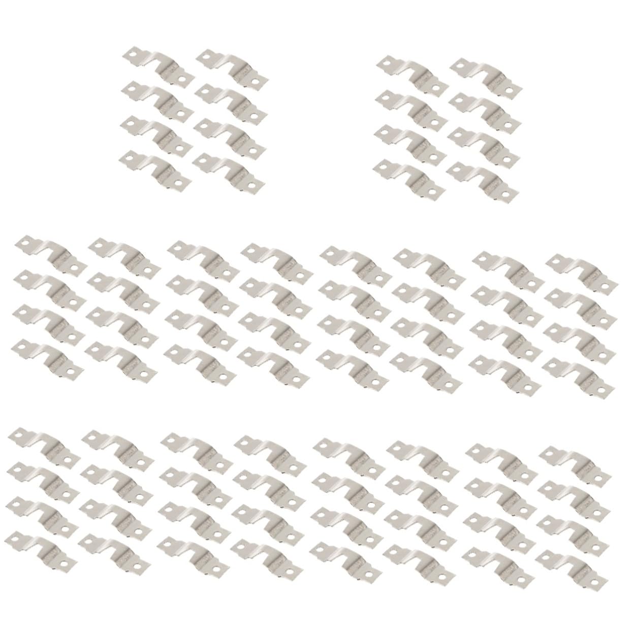 ARTIBETTER Lot De 10 Muraux À Double Trou Pour Cadres Photo Faciles À Installer Pour Décorations De Photos Encadrées 50 Pièces X 10