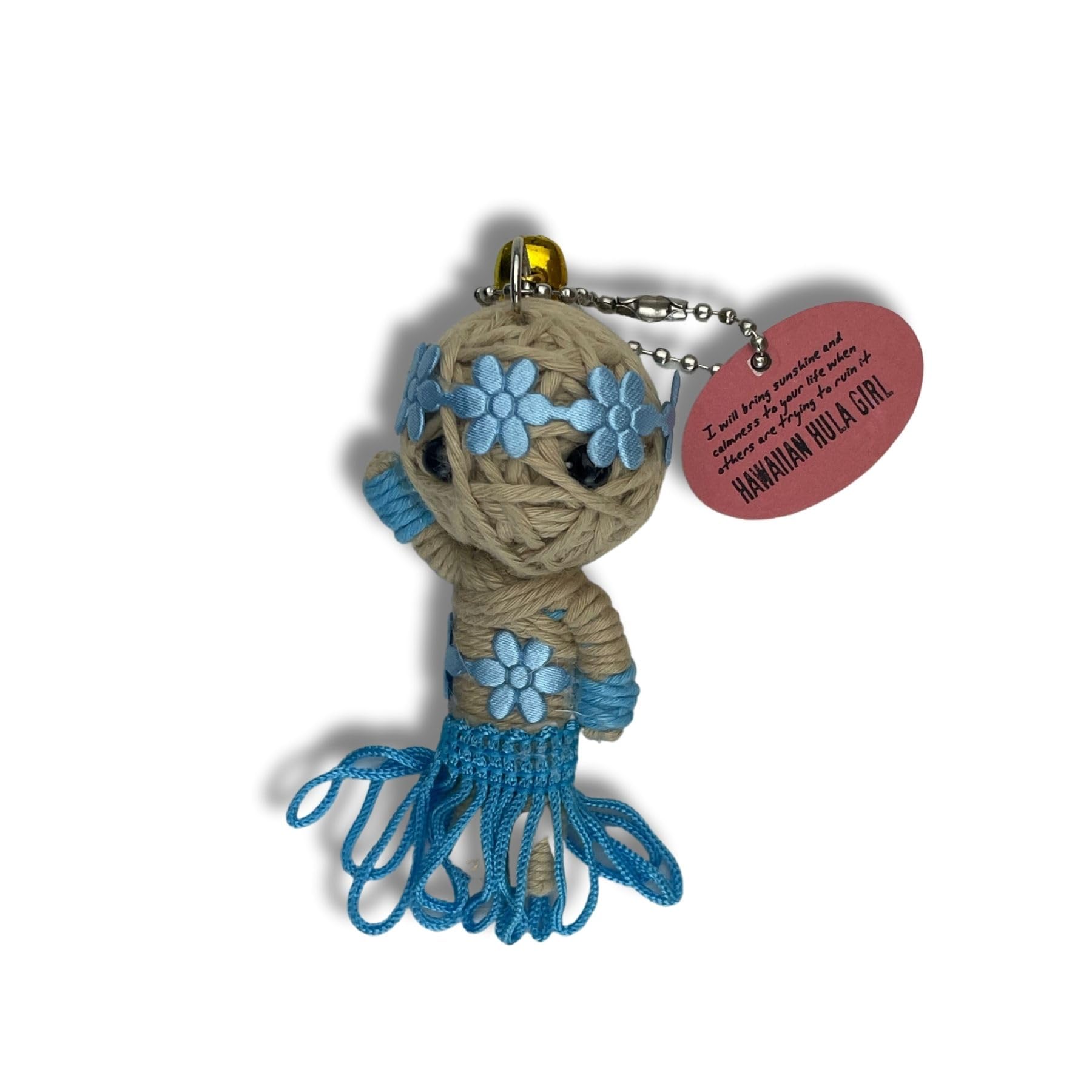 Watchover Voodoo Baller Keychain - 3 Inch Handcrafted Good Luck Charm Doll