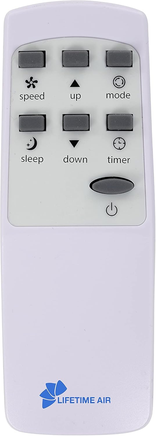 Remote control for the Lifetime Air mobile air conditioner